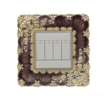 Load image into Gallery viewer, European 86 style Switch paste Acrylic Plastic wall paste Switch sleeve Double socket Decoration paste protective cover Hotel
