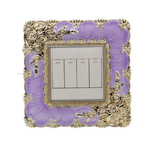 Load image into Gallery viewer, European 86 style Switch paste Acrylic Plastic wall paste Switch sleeve Double socket Decoration paste protective cover Hotel
