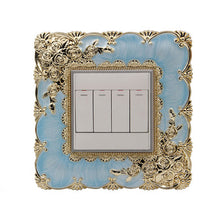 Load image into Gallery viewer, European 86 style Switch paste Acrylic Plastic wall paste Switch sleeve Double socket Decoration paste protective cover Hotel
