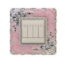 Load image into Gallery viewer, European 86 style Switch paste Acrylic Plastic wall paste Switch sleeve Double socket Decoration paste protective cover Hotel
