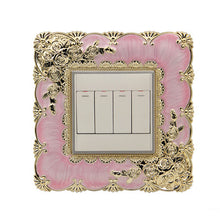 Load image into Gallery viewer, European 86 style Switch paste Acrylic Plastic wall paste Switch sleeve Double socket Decoration paste protective cover Hotel
