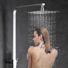 Load image into Gallery viewer, 12 Inch Large Square Rain Showerhead, Stainless Steel High Pressure Shower Head with Polish Chrome Finish  Ultra Thin Waterfall
